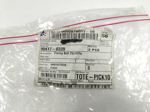 Tetra Pak 90417-0339 Timing Belt T5x1075x Batch 2pcs.