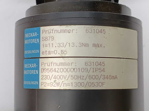 Neckar-Motoren D9564Z00000109/IP54 Servo Motor