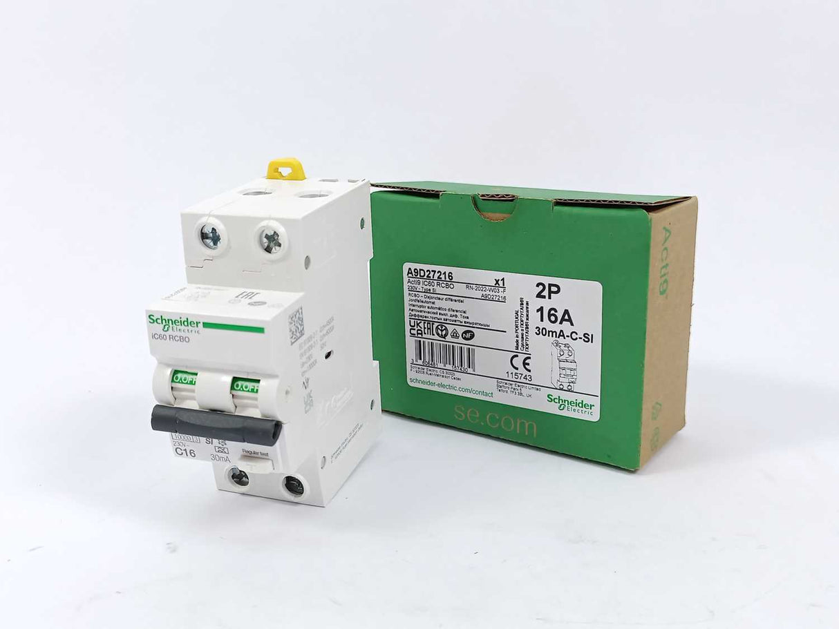 Schneider Electric A9D27216 Acti9 iC60 Residual Current Breaker RCBO