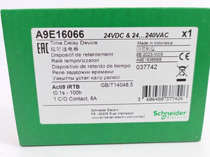 Schneider Electric A9E16066 Timer Delay Device 24VDC, 24...240VAC