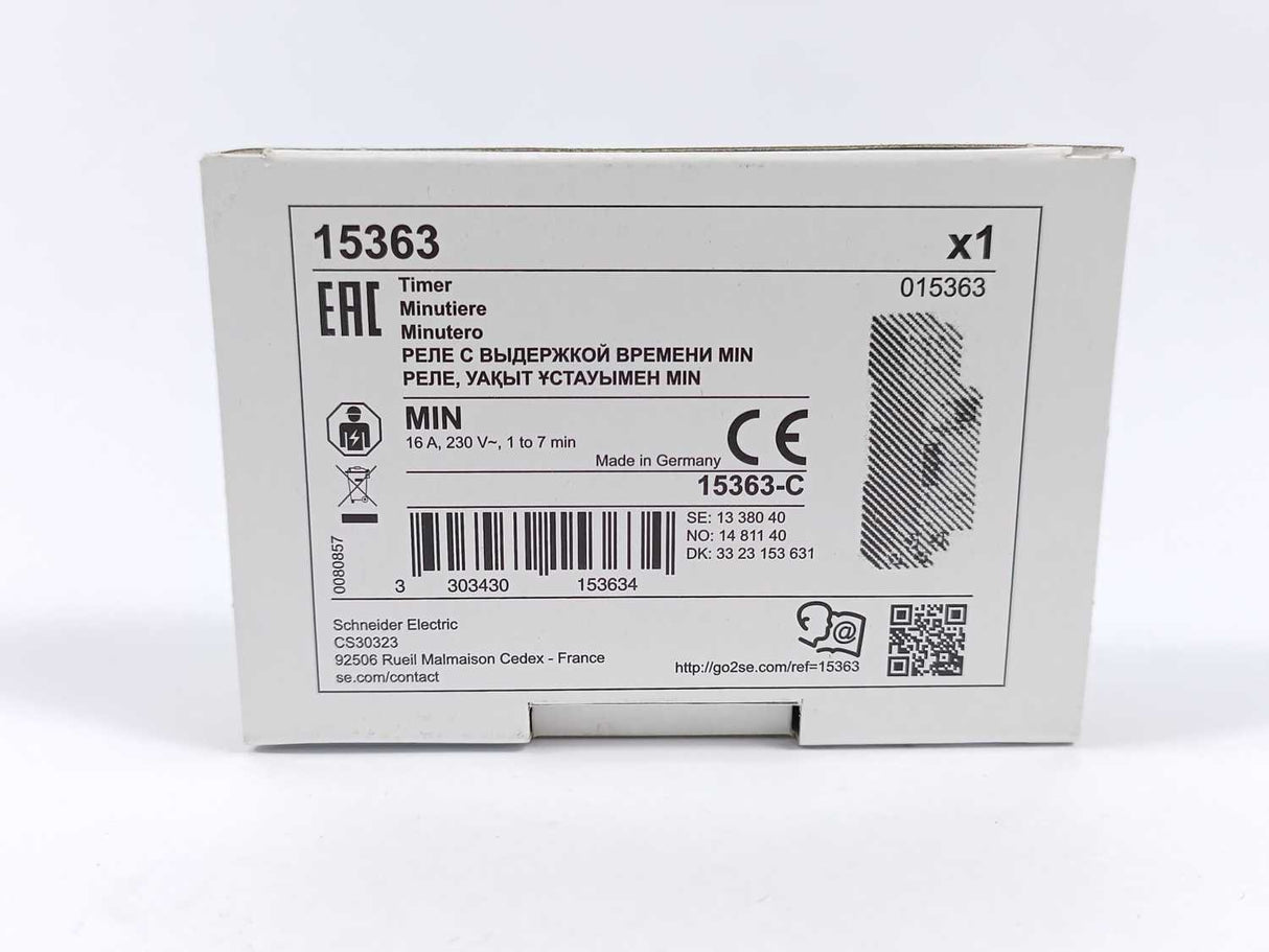 Schneider Electric 15363 Acti 9 - Electromechanical Timer, 1 to 7 min.