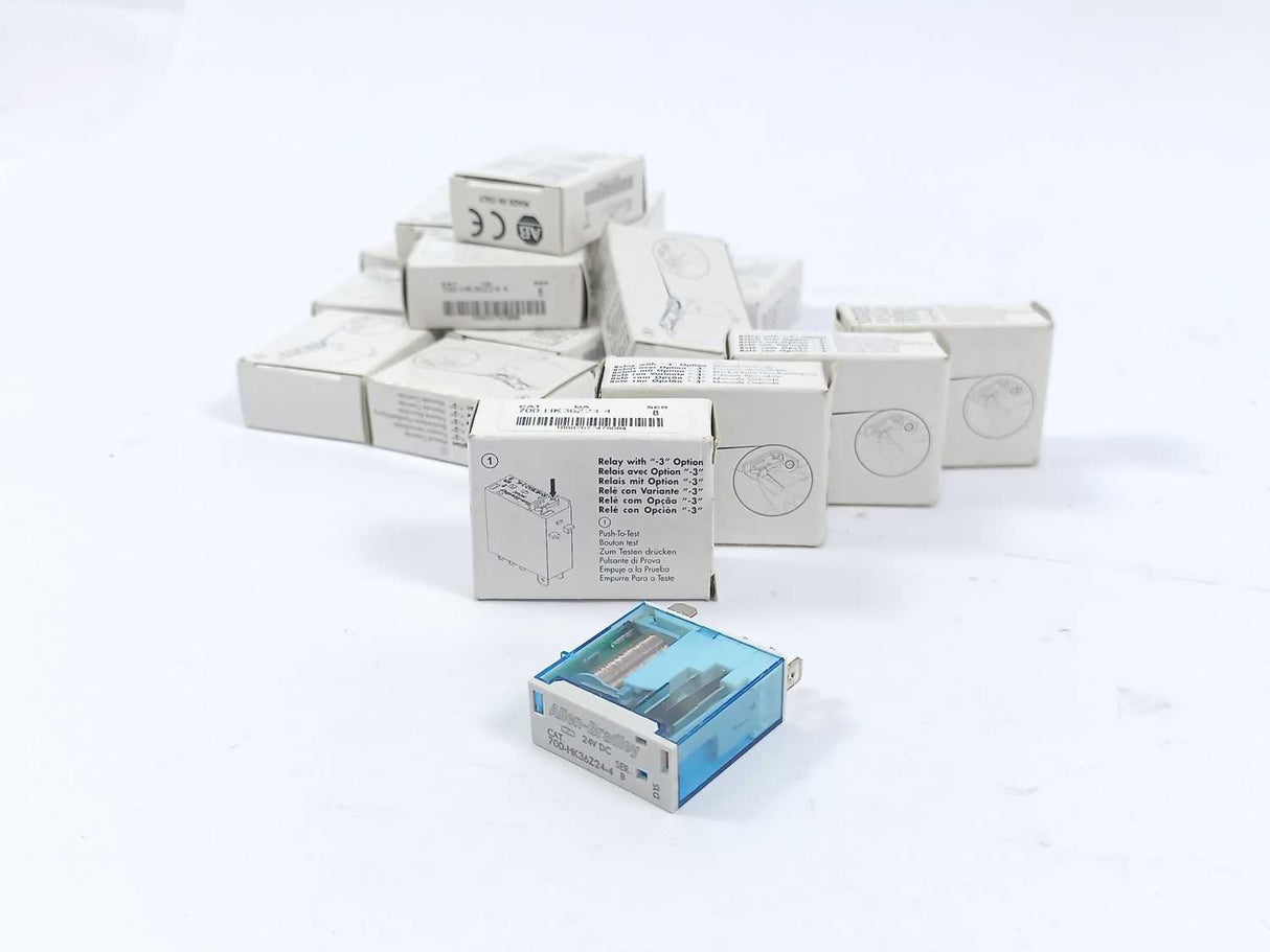 AB 700-HK36Z24-4 Ser.B, Slim Line Relay, 17pcs.