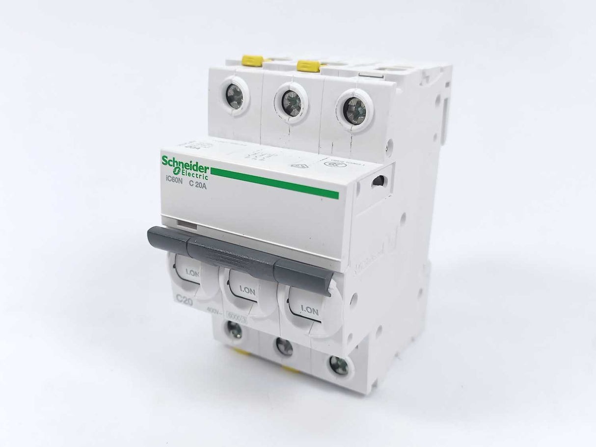 Schneider Electric A9F04320 Miniature Circuit breaker, iC60N C20A, 3pcs.