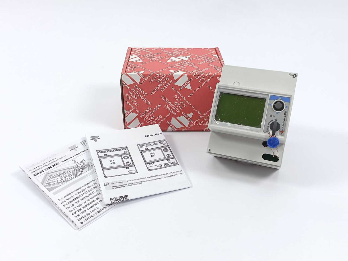 Carlo Gavazzi EM24-DIN.AV5.3.X.W1.I.P/FB09 Energy Analyzer, 3x230(400)V