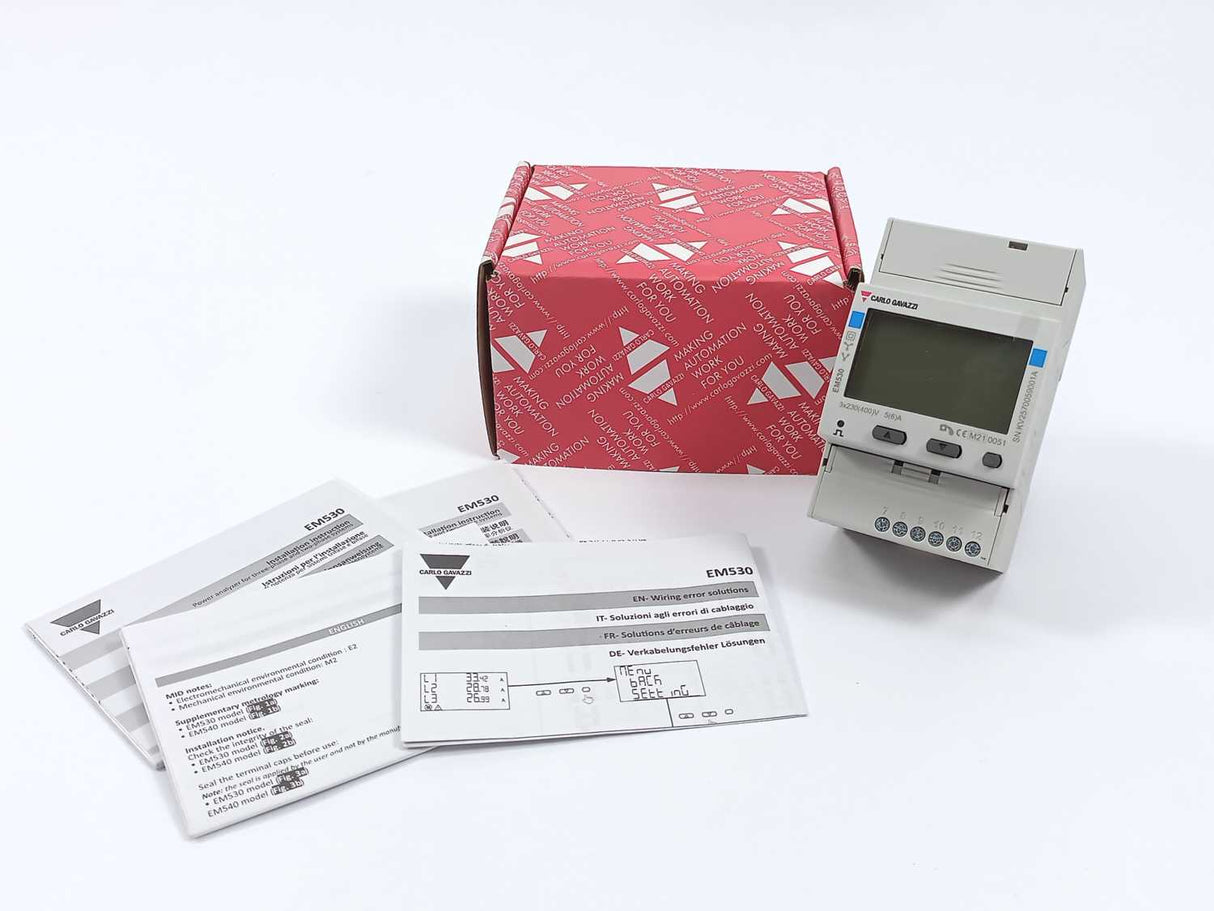 Carlo Gavazzi EM530DINAV53XO1PFB Three-phase MID Energy Analyzer