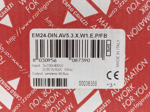 Carlo Gavazzi EM24-DIN.AV5.3.X.W1.E.P/FB Three-phase MID Energy Analyzer