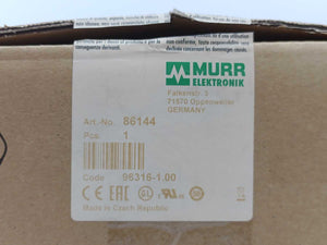 MURR Elektronik 86144 MST 1-phase Control and Isolation Transformer