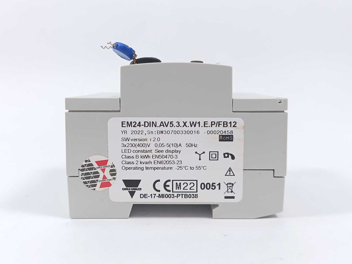 Carlo Gavazzi EM24-DIN.AV5.3.X.W1.E.P/FB12 Three-phase MID Energy Analyzer