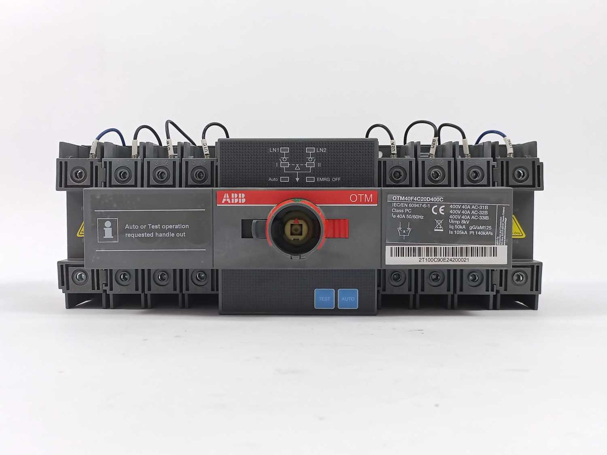 ABB 1SCA151252R1001 Automatic Transfer Switch, OTM40F4C20D400C