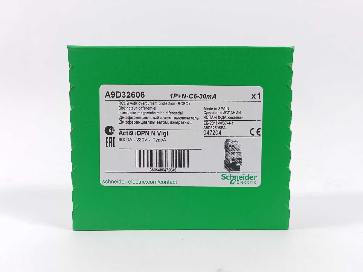 Schneider Electric A9D32606 Residual Current Breaker 2pcs.