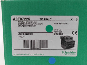 Schneider Electric A9F07225 Miniature Circuit Breaker Batch 6 Pcs.