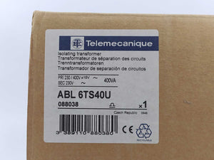 Schneider / Telemecanique ABL6TS40U Isolating Voltage Transformers, 230V, 400V, 230 V, 400 VA, 50Hz / 60Hz
