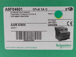 Schneider Electric A9F04601 Miniature Circuit Breaker 5pcs.