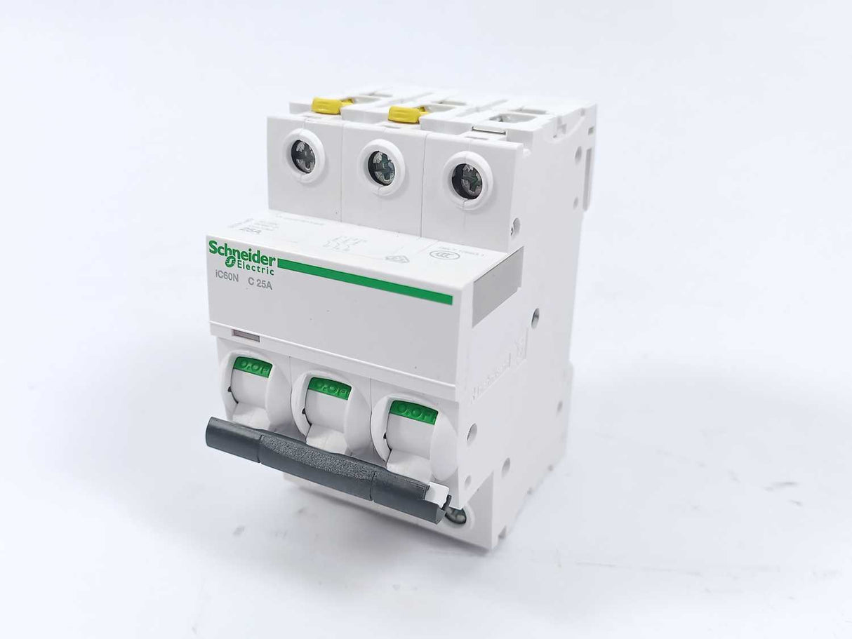 Schneider Electric A9F04325 Miniature Circuit Breaker, iC60N C25A