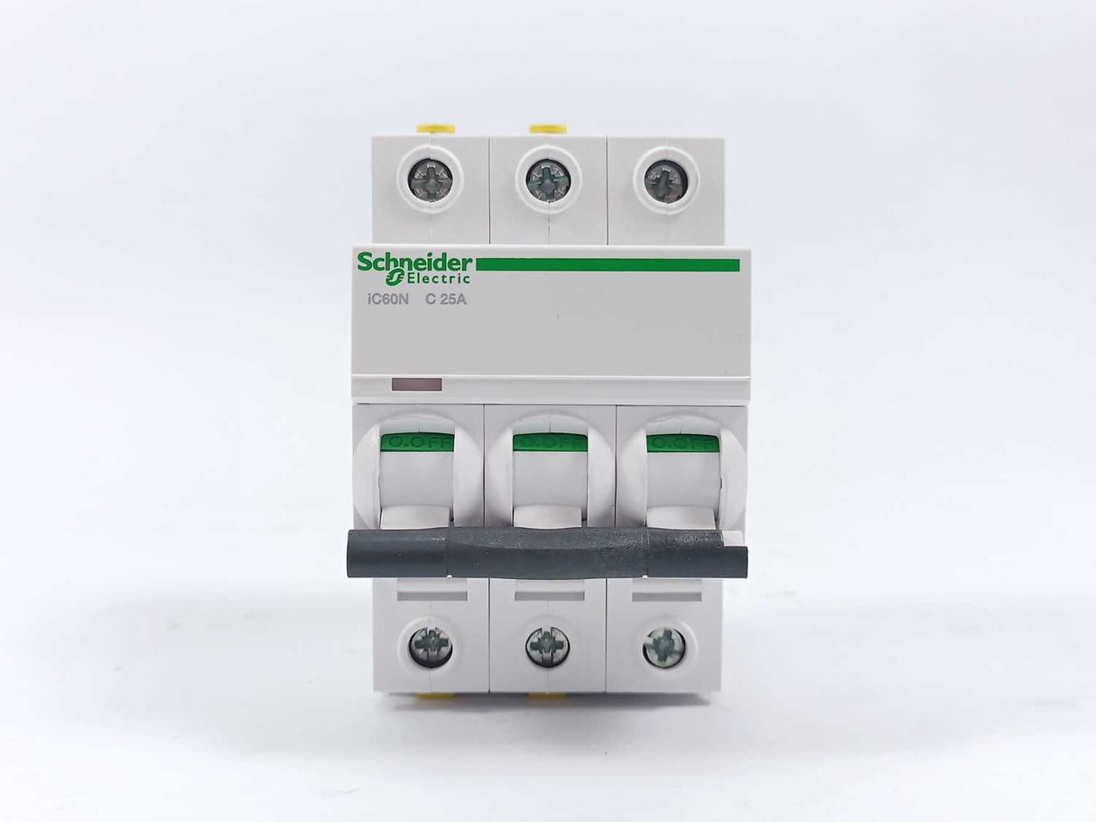Schneider Electric A9F04325 Miniature Circuit Breaker, iC60N C25A