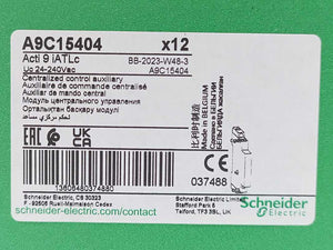 Schneider Electric A9C15404 Centralized Control Auxiliary Batch 9 Pcs.
