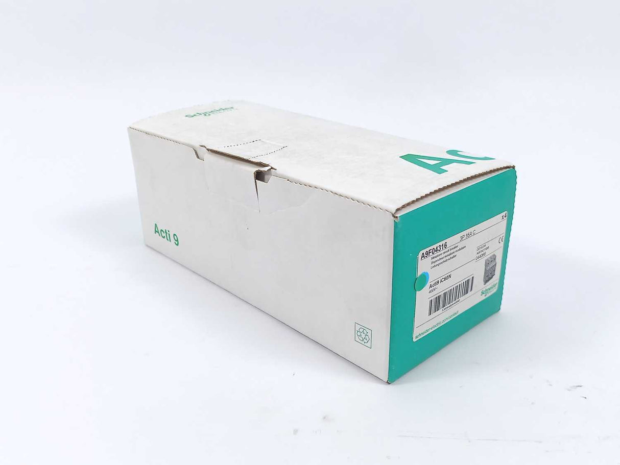 Schneider Electric A9F04316 Cicuit Breaker, iC60N C 16A Batch 4 Pcs.