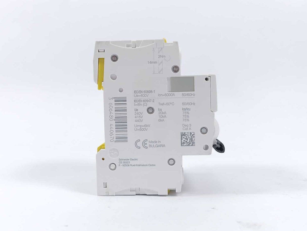 Schneider Electric A9F04320 Miniature Circuit Breaker, iC60N C20A Batch 4 Pcs.