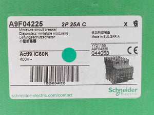 Schneider Electric A9F04225 Miniature Circuit Breaker Batch 5 Pcs.