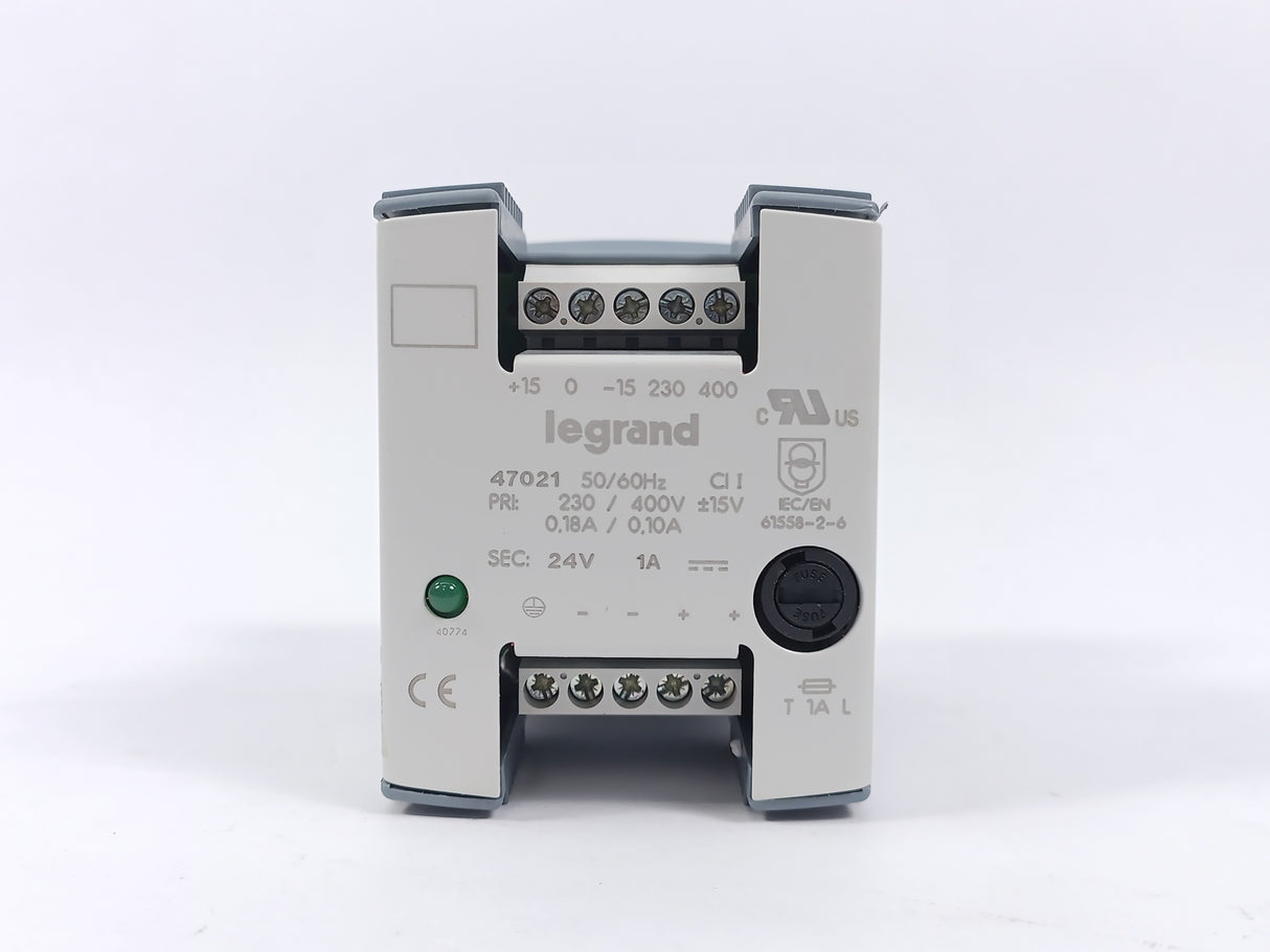 Legrand 47021 Filtered Single-Phase Rectified Power PrimSupply 230V/400V - 15V