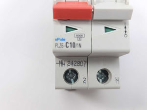 Eaton 242807 Over Current Switch, PLZ6-C10/1N-MW Batch 7 pcs.
