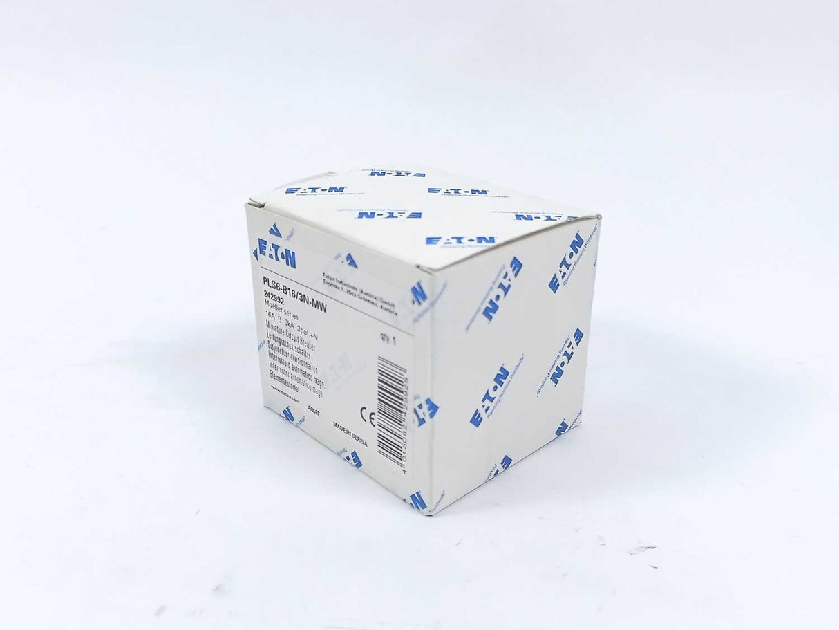 Eaton 242992 Miniature Circuit Breaker PLS6-B16/3N-MW, 2pcs.