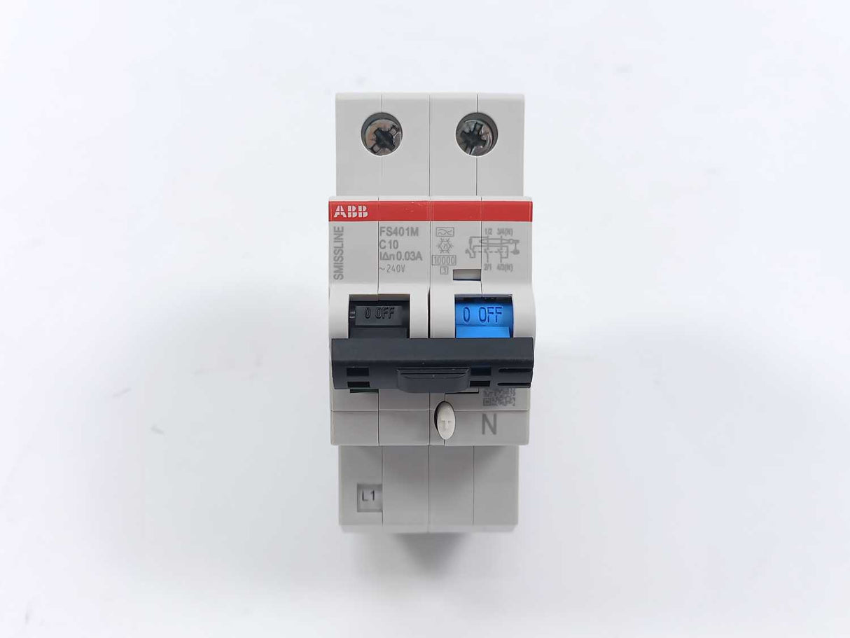 ABB 2CCG001677R0001 FS401M-C10/0.03 RCBO