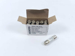 Siemens 3NW1100-0HG Cylindrical Fuse Link, Class CC, 10A, Time-Lag Batch 10pcs.