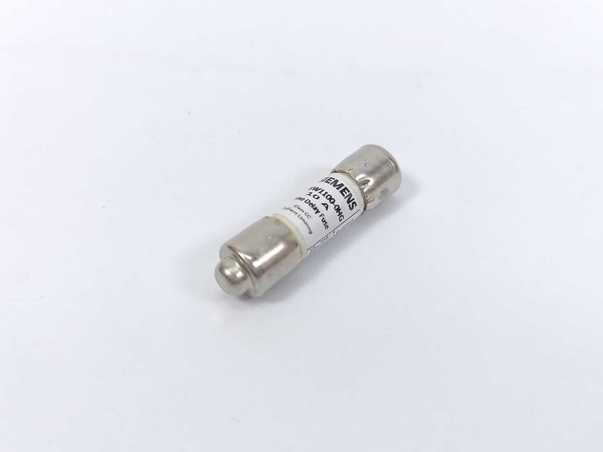 Siemens 3NW1100-0HG Cylindrical Fuse Link, Class CC, 10A, Time-Lag Batch 10pcs.