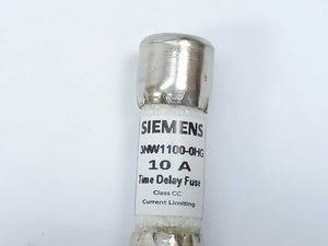 Siemens 3NW1100-0HG Cylindrical Fuse Link, Class CC, 10A, Time-Lag Batch 4pcs.