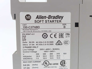 AB 150-C37NBD Ser: B, SMC-3 Soft Starter