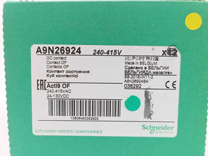 Schneider Electric A9N26924 Auxiliary Contact Batch 11 Pcs.