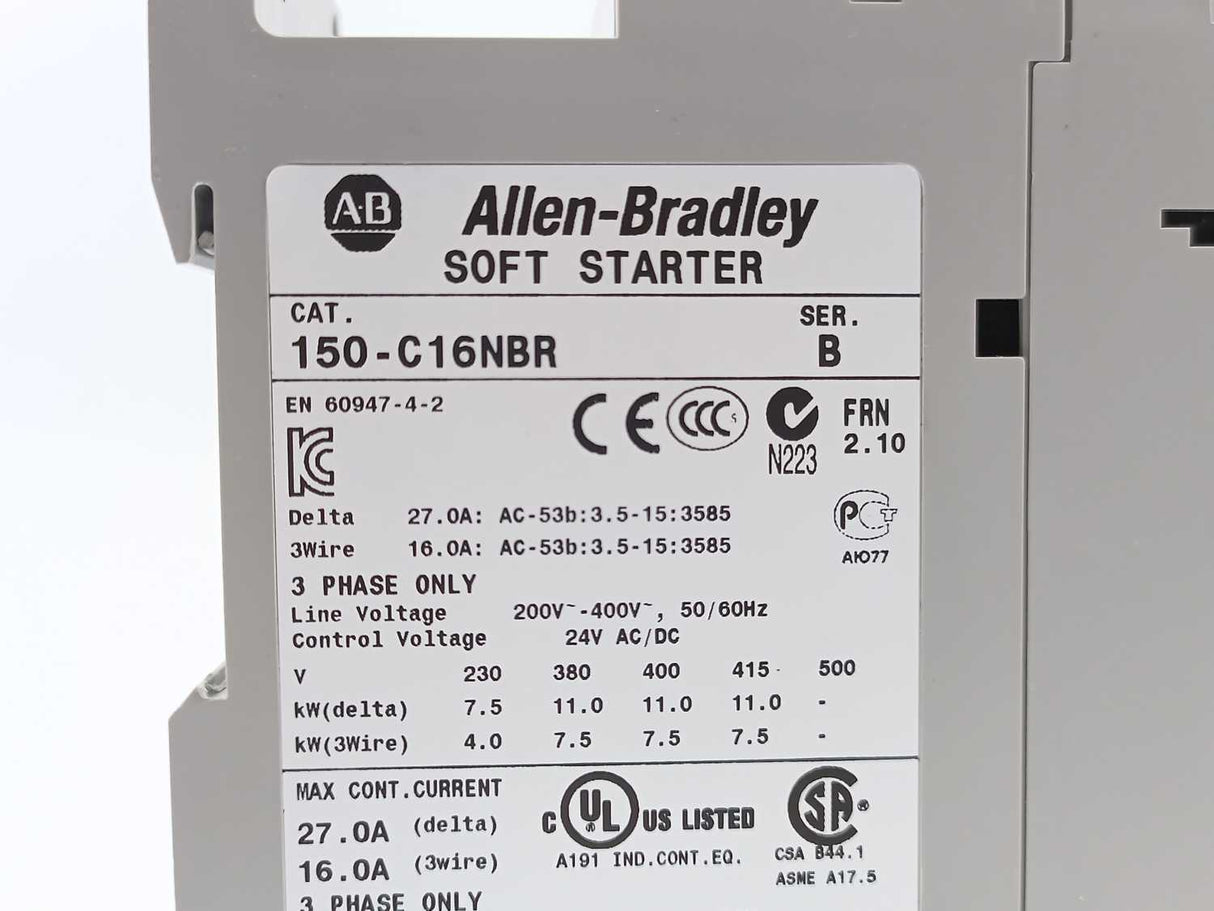 AB 150-C16NBR Ser.B, Soft Starter