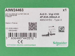 Schneider Electric A9W24463 Add-On Residual Current Device