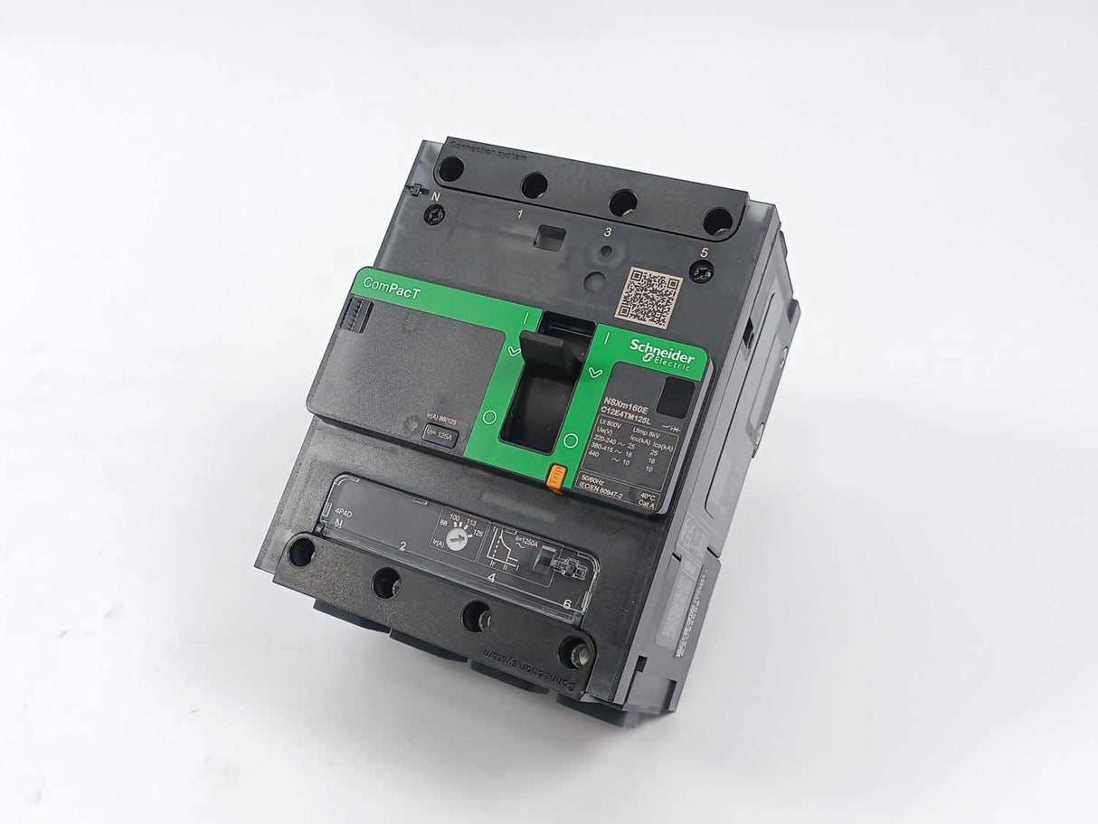 Schneider Electric C12E4TM125L NSXm160E 16kA AC 4P4D 125A TMD ELINK