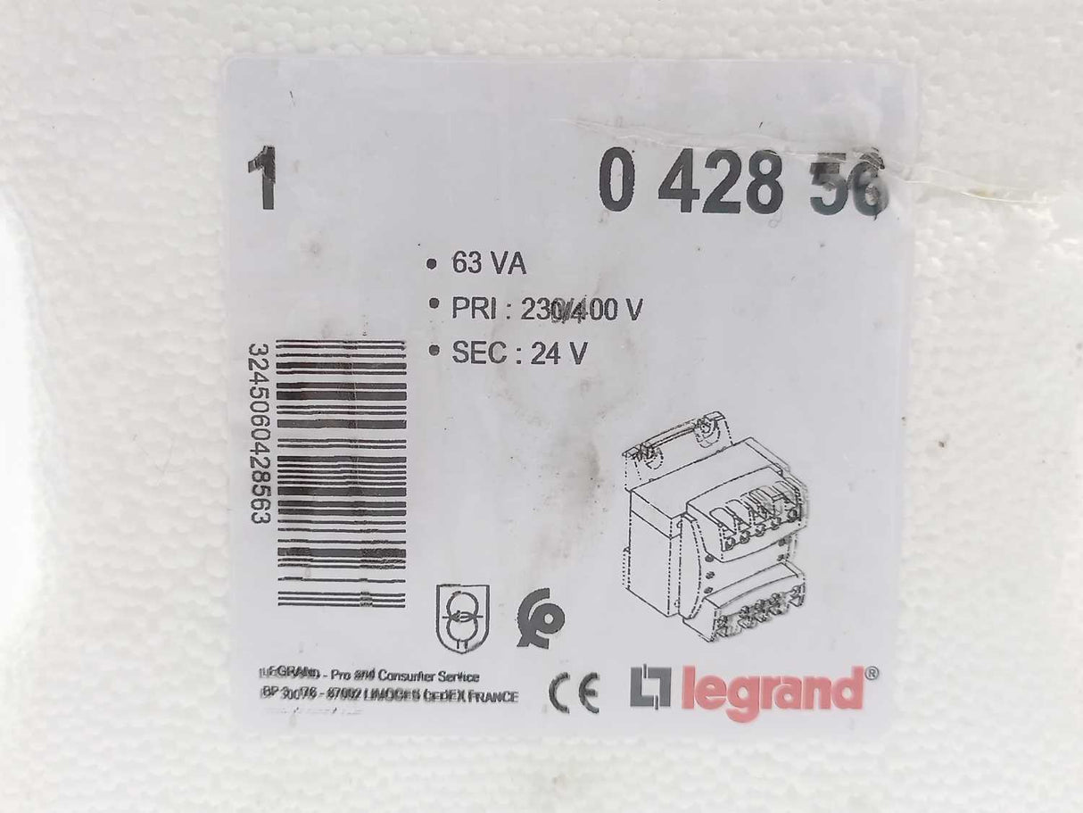 Legrand 042856 Compact transformer 230/400V-24V 63VA