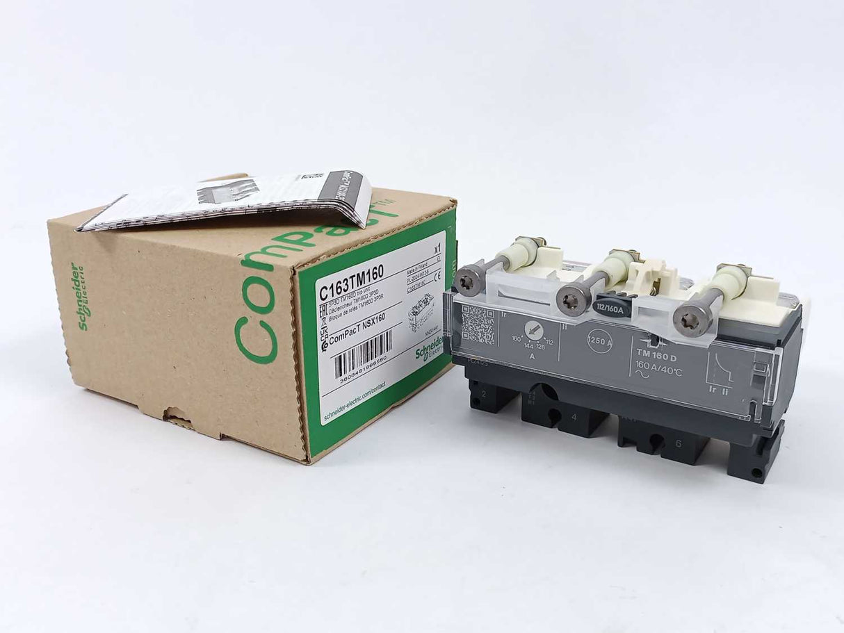 Schneider Electric C163TM160 ComPacT NSX160 3P3D TM160D Trip Unit