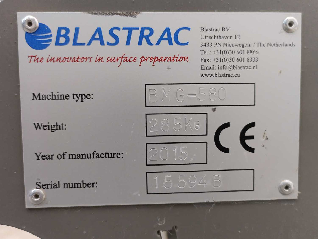 Blastrac BMG-580 Floor Grinding Machine, really good condition