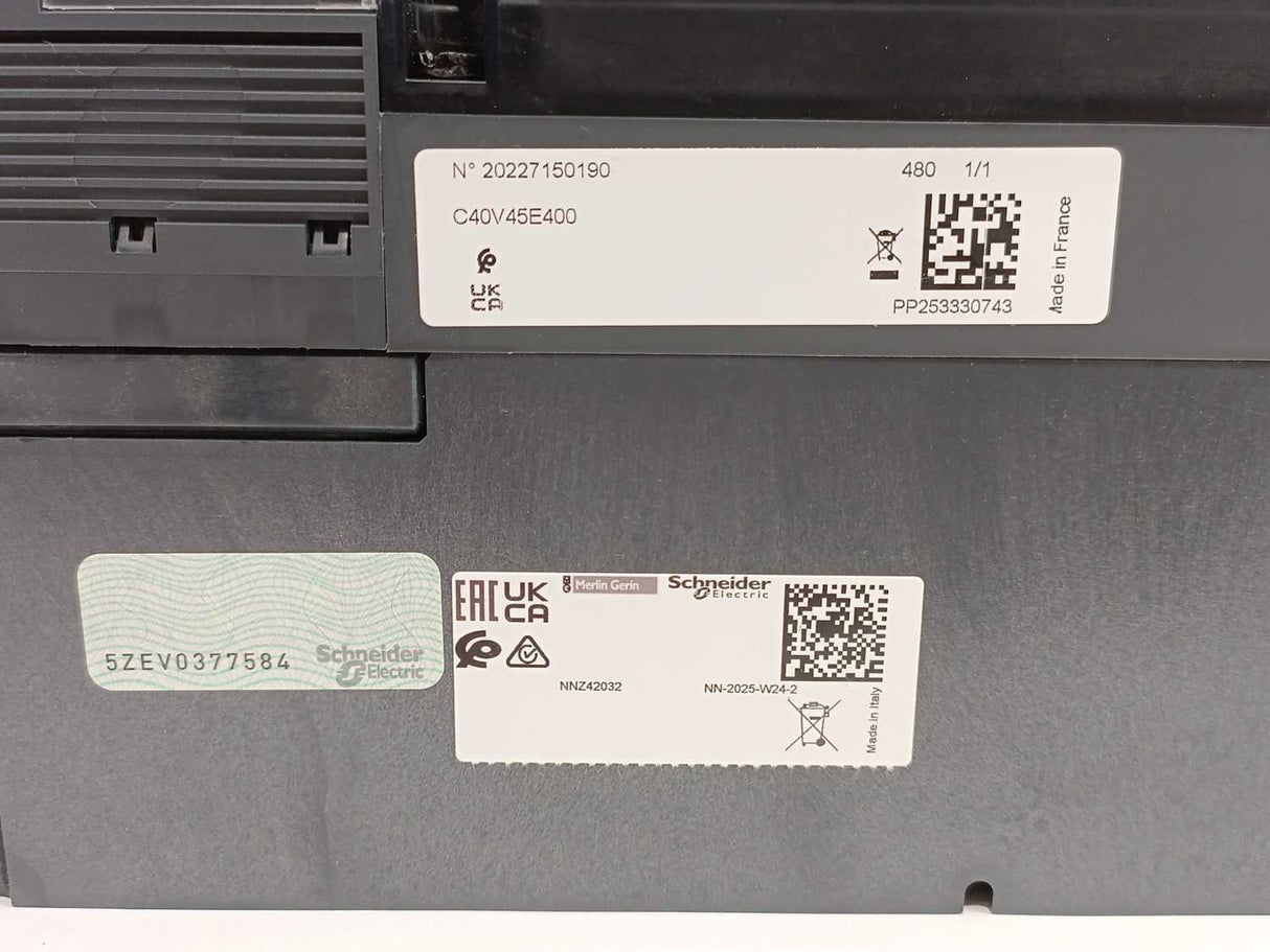 Schneider Electric C40V45E400 Circuit Breaker ComPacT NSX400HB1