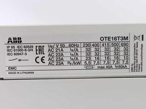 ABB 1SCA022613R2190 OTE16T3M Safety Switch