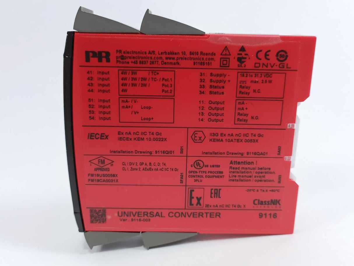 PR Electronics 9116A1 9116 Universal Converter