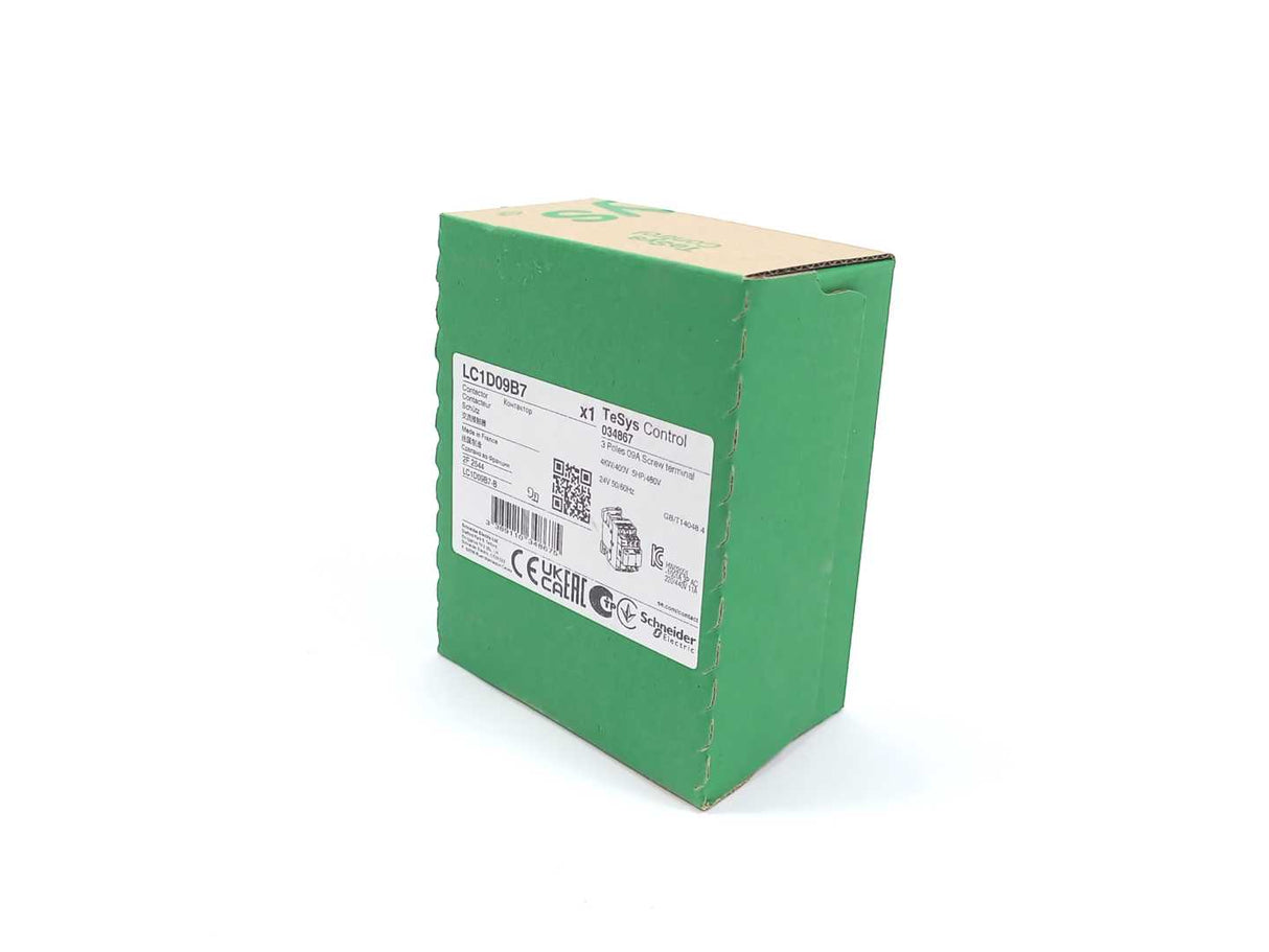 Schneider Electric LC1D09B7 Control 3 Poles 09A Screw Terminal