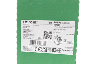 Schneider Electric LC1D09B7 Control 3 Poles 09A Screw Terminal