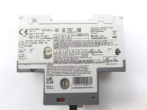 ABB 1SAM350000R1007 MS132-2.5 Manual Motor Starter