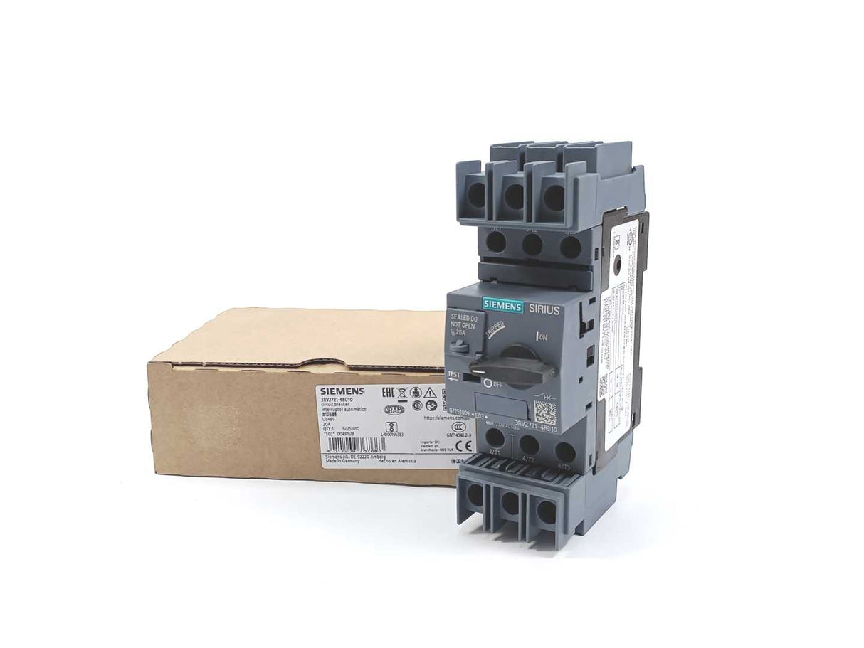 Siemens 3RV2721-4BD10 Circuit Breaker