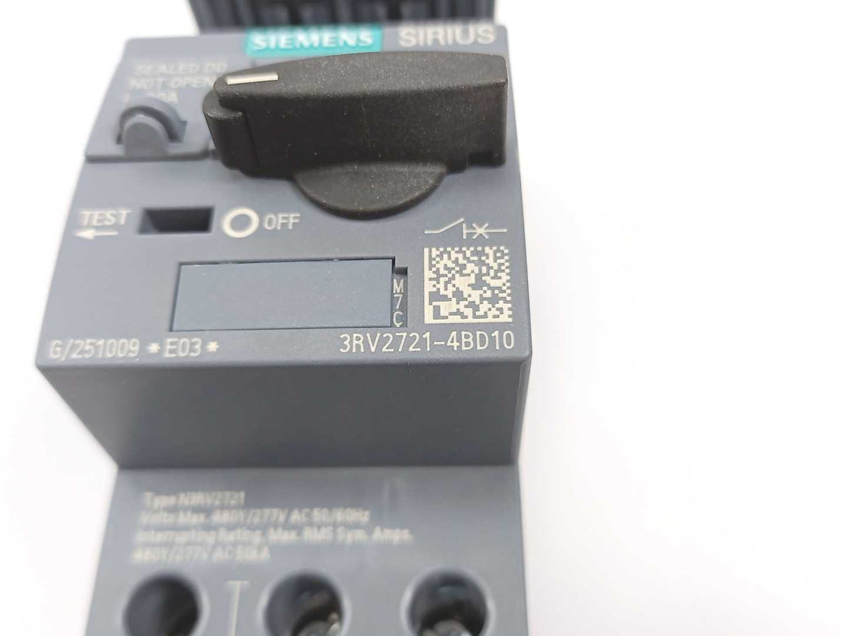 Siemens 3RV2721-4BD10 Circuit Breaker