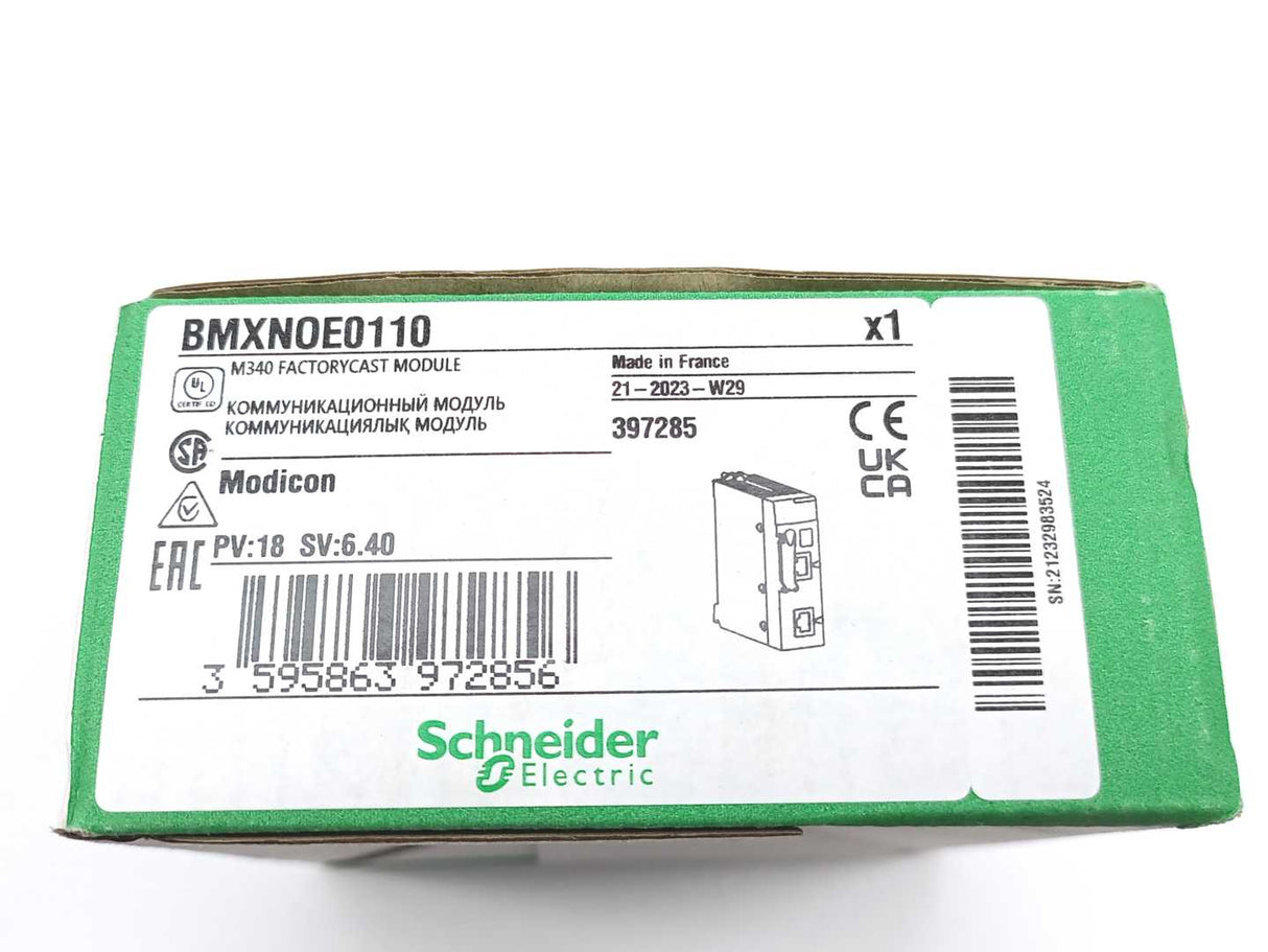 Schneider Electric BMXNOE0110 M340 FactoryCast Module