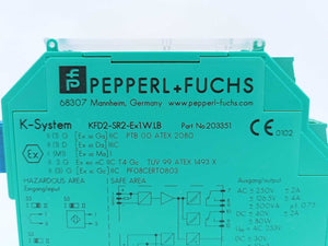 Pepperl+Fuchs 203351 Switch Amplifier KFD2-SR2-Ex1.W.LB