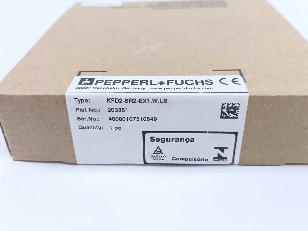 Pepperl+Fuchs 203351 Switch Amplifier KFD2-SR2-Ex1.W.LB
