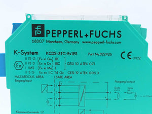 Pepperl+Fuchs 322426 SMART Transmitter Power Supply KCD2-STC-Ex1.ES 24VDC